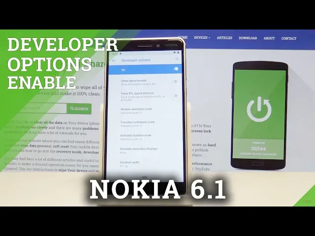 Video thumbnail for How to Enable Developer Options in NOKIA 6.1 - OEM Unlocking