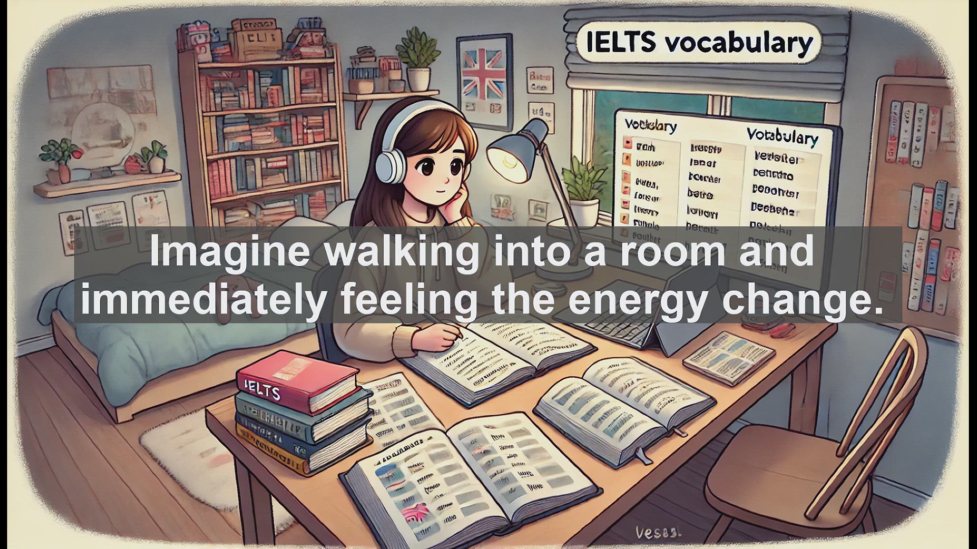 'Video thumbnail for 2500 Must Know IELTS 6.5 Vocabulary - Mastering 'Presence': Boost Your IELTS Score to 6.5'