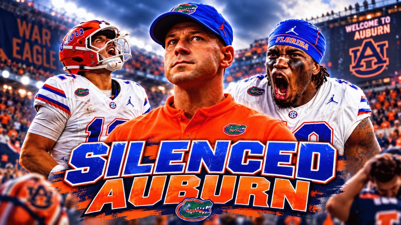 Video thumbnail for Florida Gators SILENCE Auburn - An Absolute BEATDOWN in Their Own House!