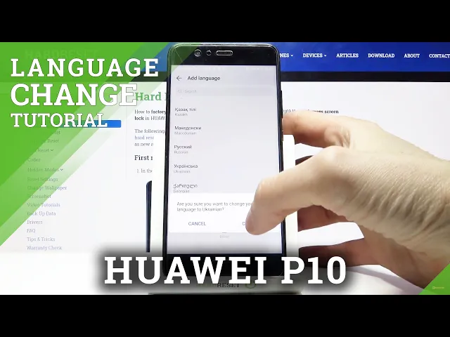 Video thumbnail for How to Change System Language in HUAWEI P10 – List of Languages
