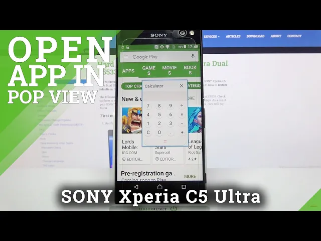 Video thumbnail for How to Use Windowed Mode – Open Apps in Pop Up View on SONY Xperia C5 Ultra