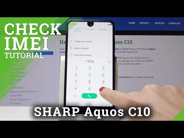 Video thumbnail for How to check IMEI & SN in Sharp C10 - Find IMEI & Serial Number