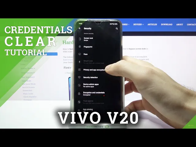 Video thumbnail for How to Clear Credentials on VIVO V20 – Remove Credentials