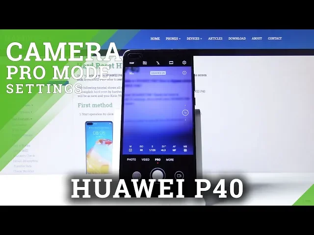 Video thumbnail for How to Use Camera Pro Mode in HUAWEI P40 – Camera Pro Mode Settings
