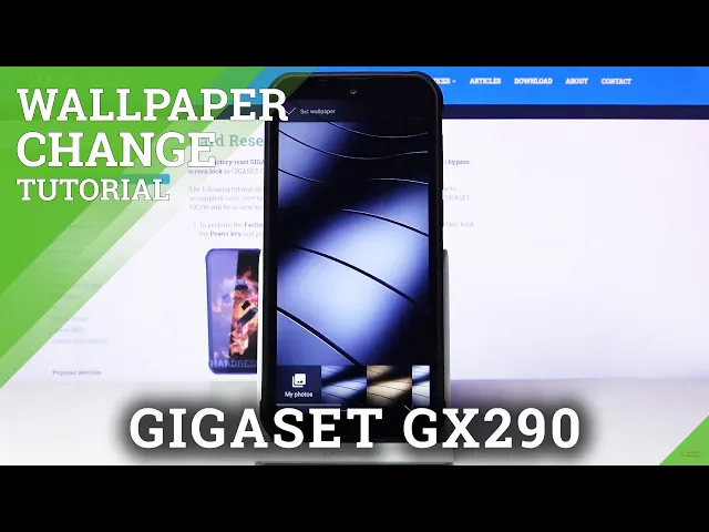 Video thumbnail for How to Change Wallpaper in GIGASET GX290 – Update Lockscreen