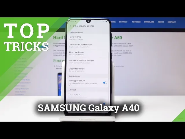 Video thumbnail for SAMSUNG Galaxy A40 TOP TRICKS / BEST TIPS