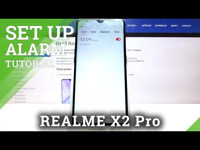 Video thumbnail for REALME X2 Pro and Alarm Clock Personalization - Alarm Settings