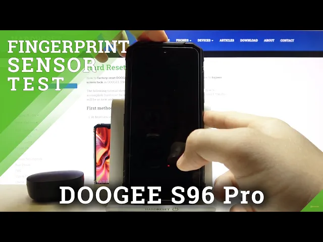 Video thumbnail for DOOGEE S96 Pro Fingerprint Sensor Test