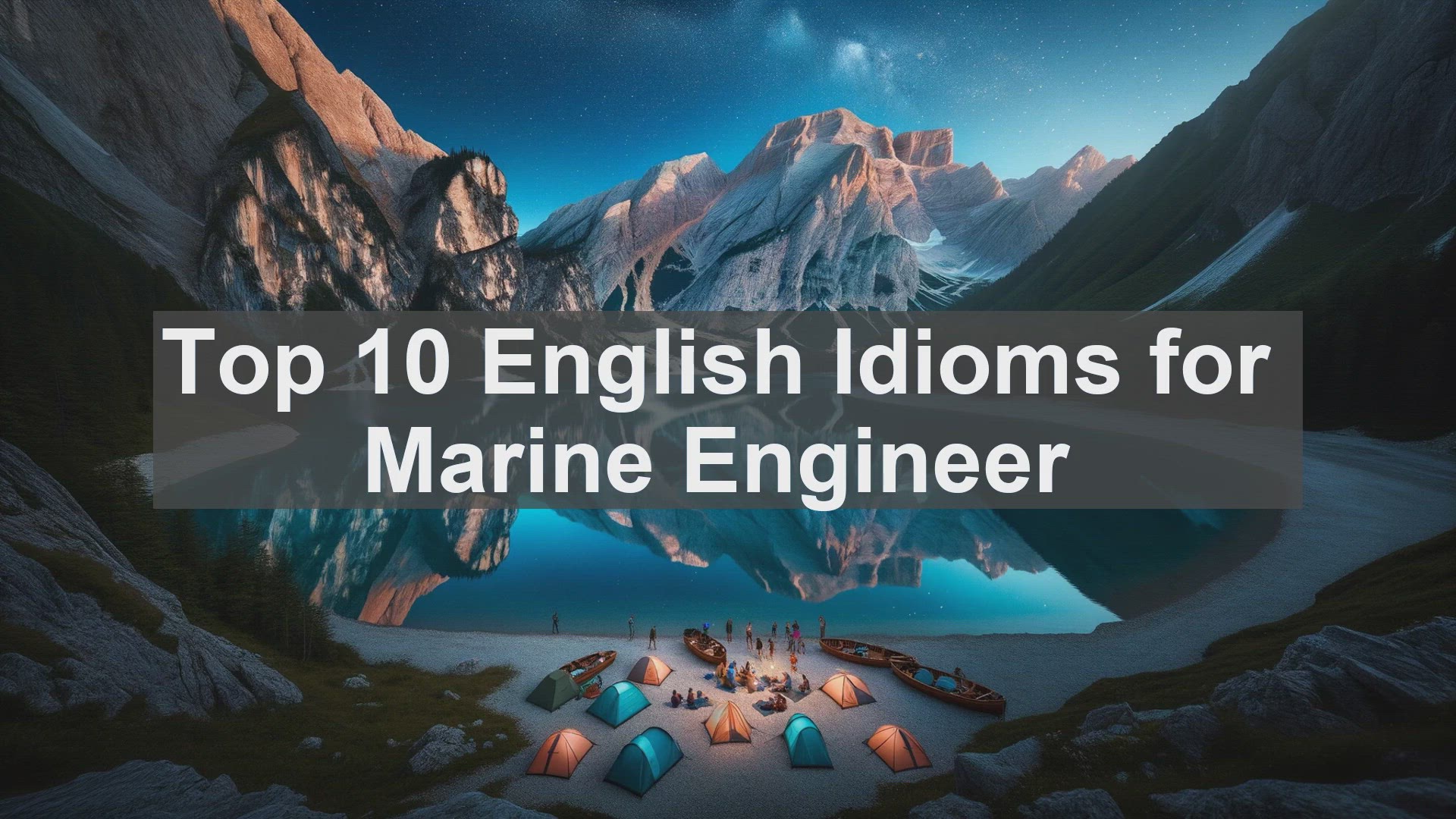 'Video thumbnail for Top 10 English Idioms for Marine Engineer'