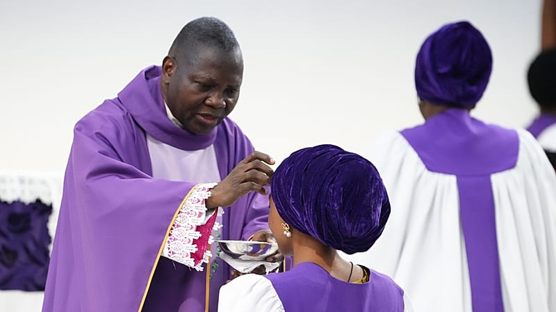 Video thumbnail for Ashes and reflection: Lagos Catholics mark Ash Wednesday