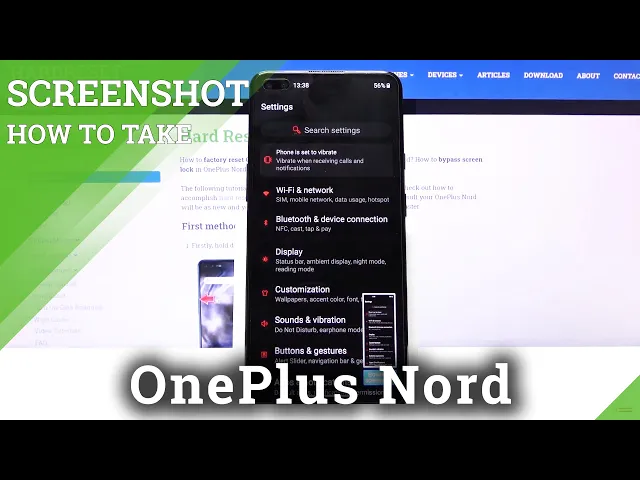 Video thumbnail for How to Take Screenshot in OnePlus Nord - Capture Screen