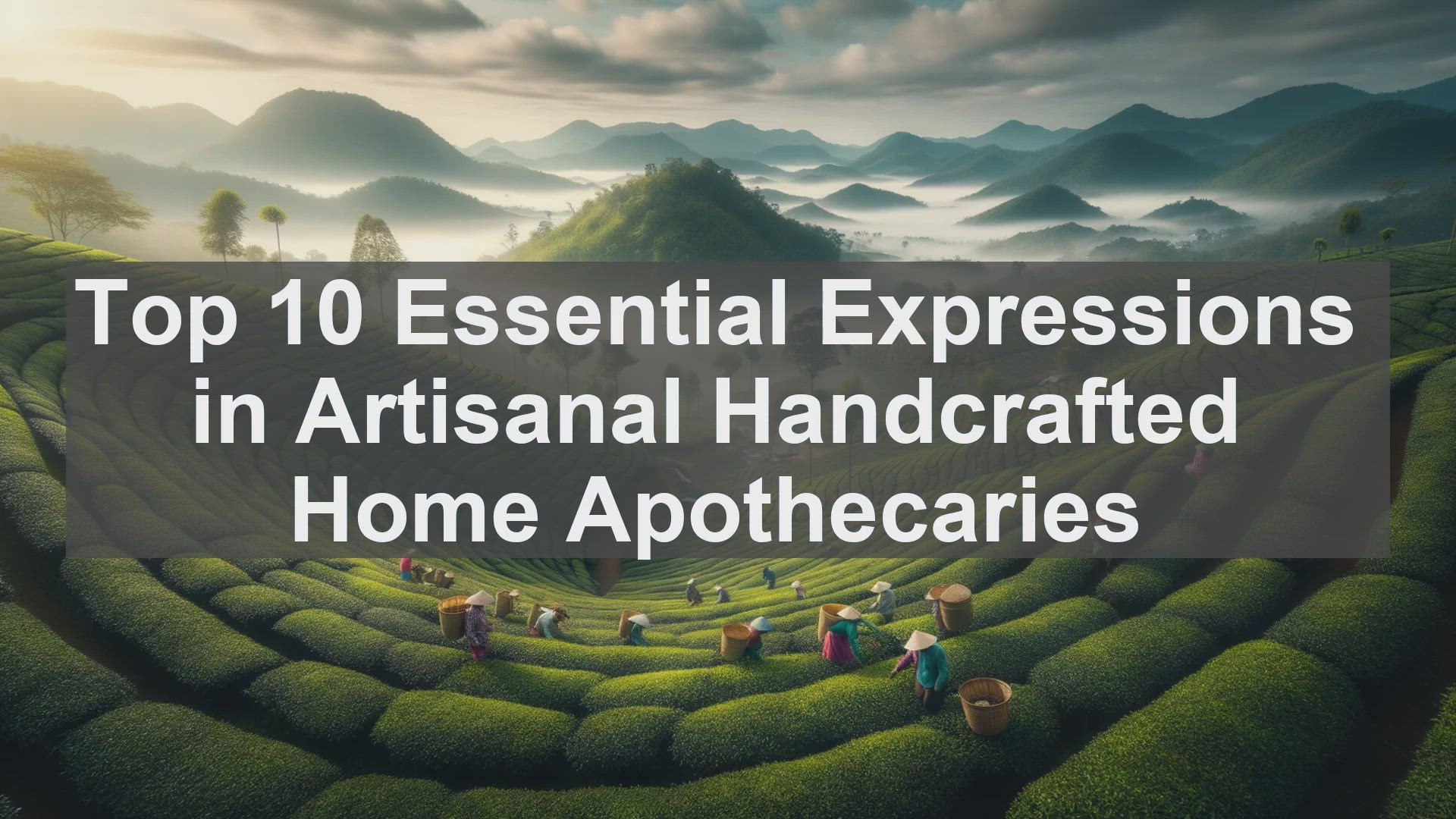 'Video thumbnail for Top 10 Essential Expressions in Artisanal Handcrafted Home Apothecaries'