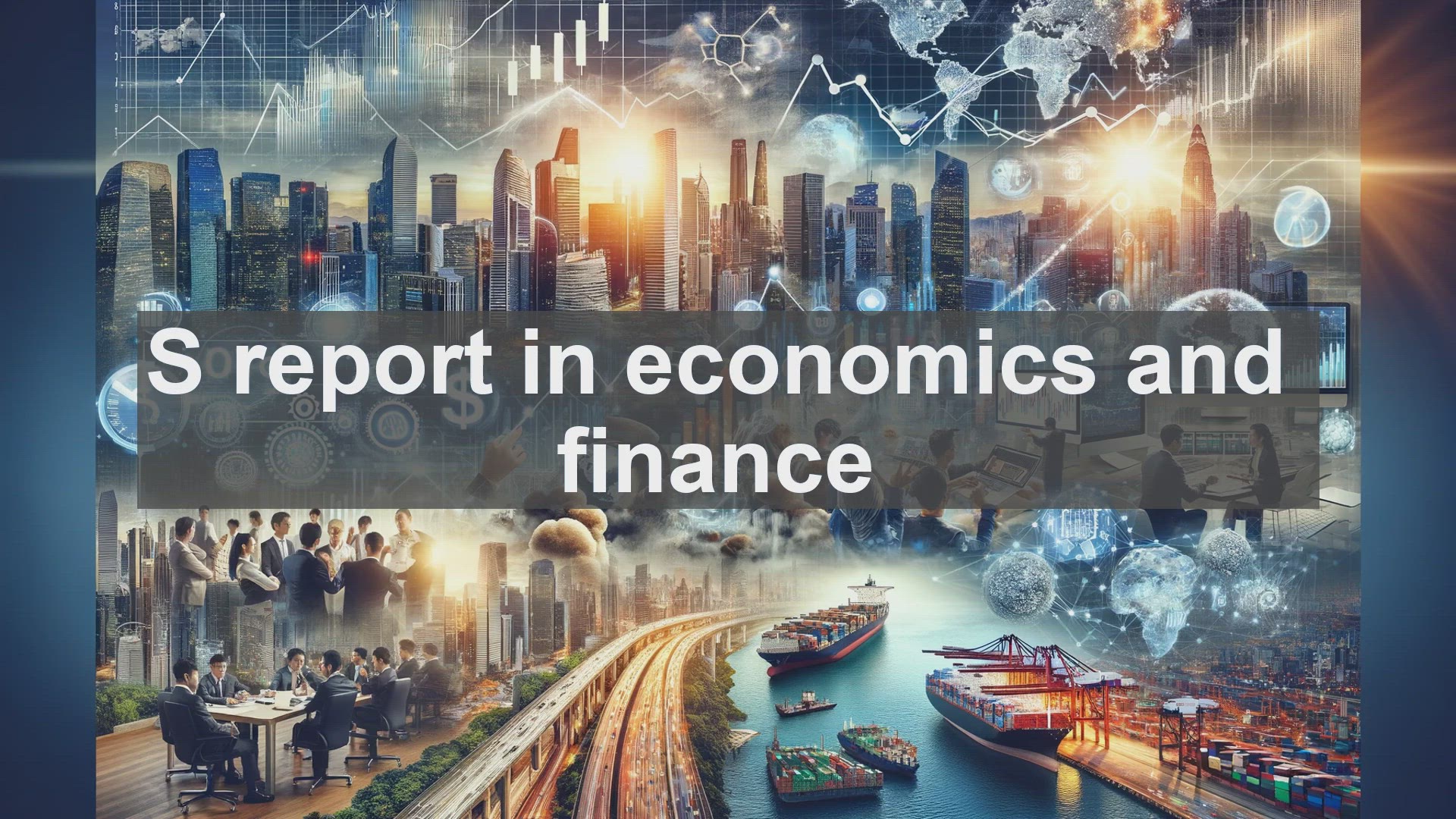 'Video thumbnail for S report in economics and finance'