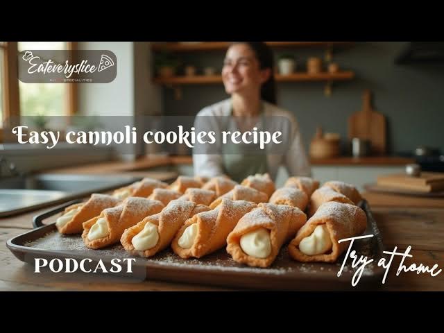 Video thumbnail for Easy Cannoli Cookies 🍪 | Italian-American Dessert Delight