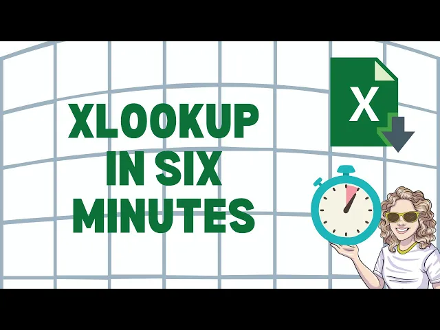 Video thumbnail for Get up and running with XLOOKUP in SIX minutes.