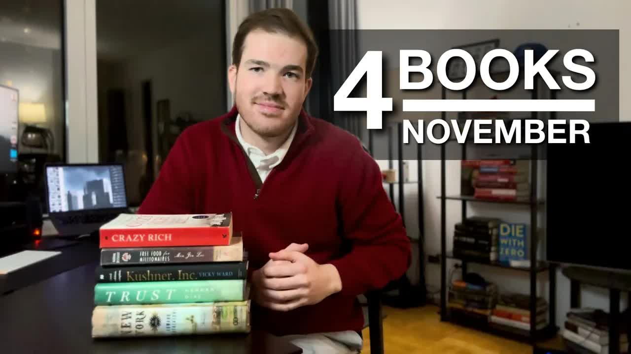 Video thumbnail for The 4 Books I Read in November 2024