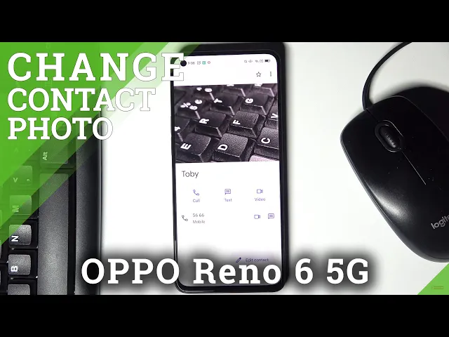 Video thumbnail for How to Add Photo to Contact in OPPO Reno 6 5G - Create a Photo Contact on OPPO Reno Phone