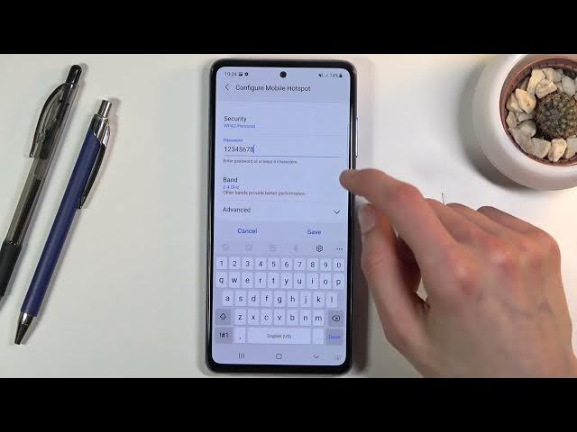 Video thumbnail for How to Turn On and Set Up the Mobile Hotspot on the SAMSUNG Galaxy A72 - WiFi Hotspot