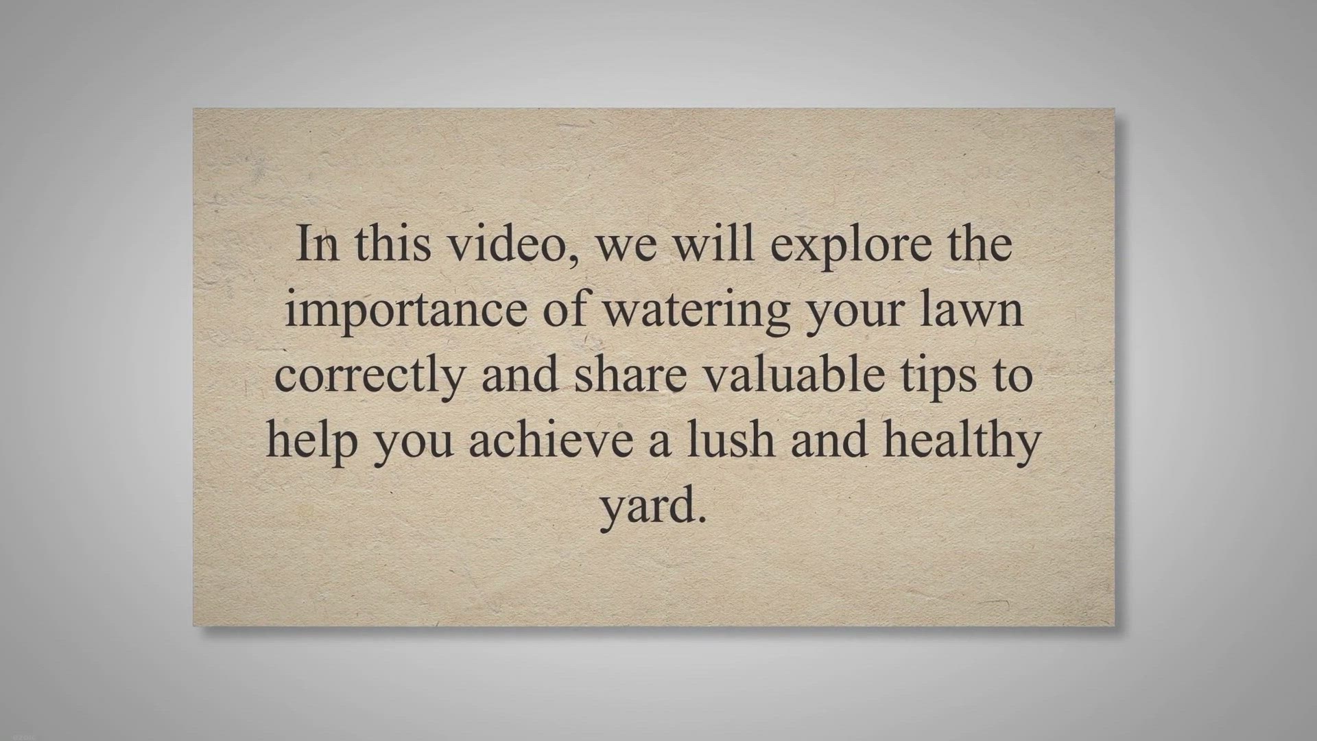 Video thumbnail for Watering Your Lawn: The Ultimate Guide to a Lush and Healthy Yard