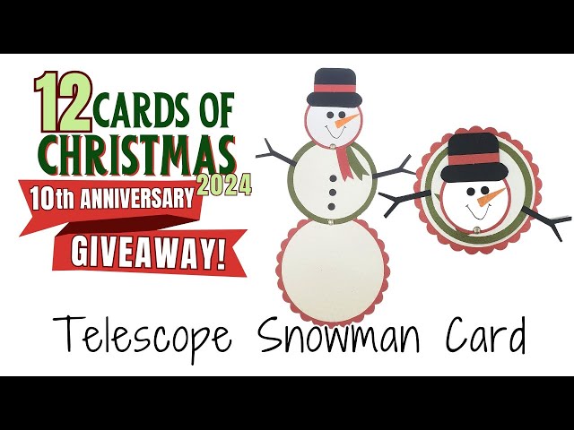 Video thumbnail for 12 Cards of Christmas 2024 - Telescope Snowman Card