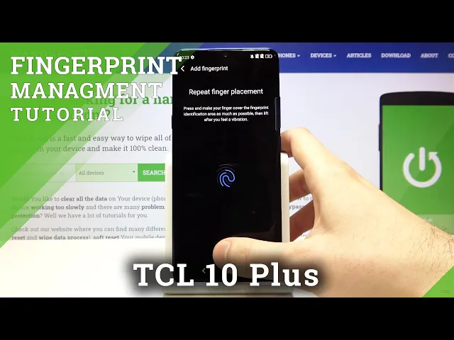 Video thumbnail for How to Set Up Fingerprint in TCL 10 PLUS – Fingerprint Unlock