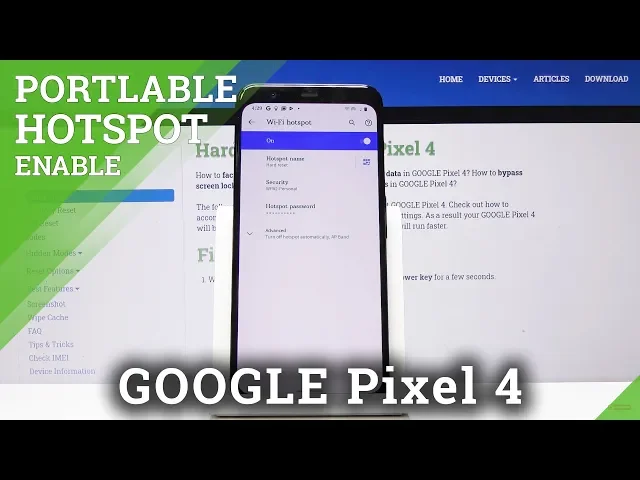 Video thumbnail for How to Activate Personal Hotspot in Google Pixel 4 - Network Sharing