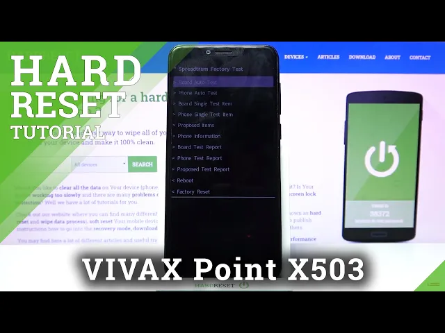Video thumbnail for How to Hard Reset on VIVAX Point X503 – Factory Reset
