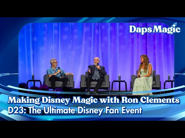 Video thumbnail for Making Disney Magic with Ron Clements | D23: The Ultimate Disney Fan Event 4K