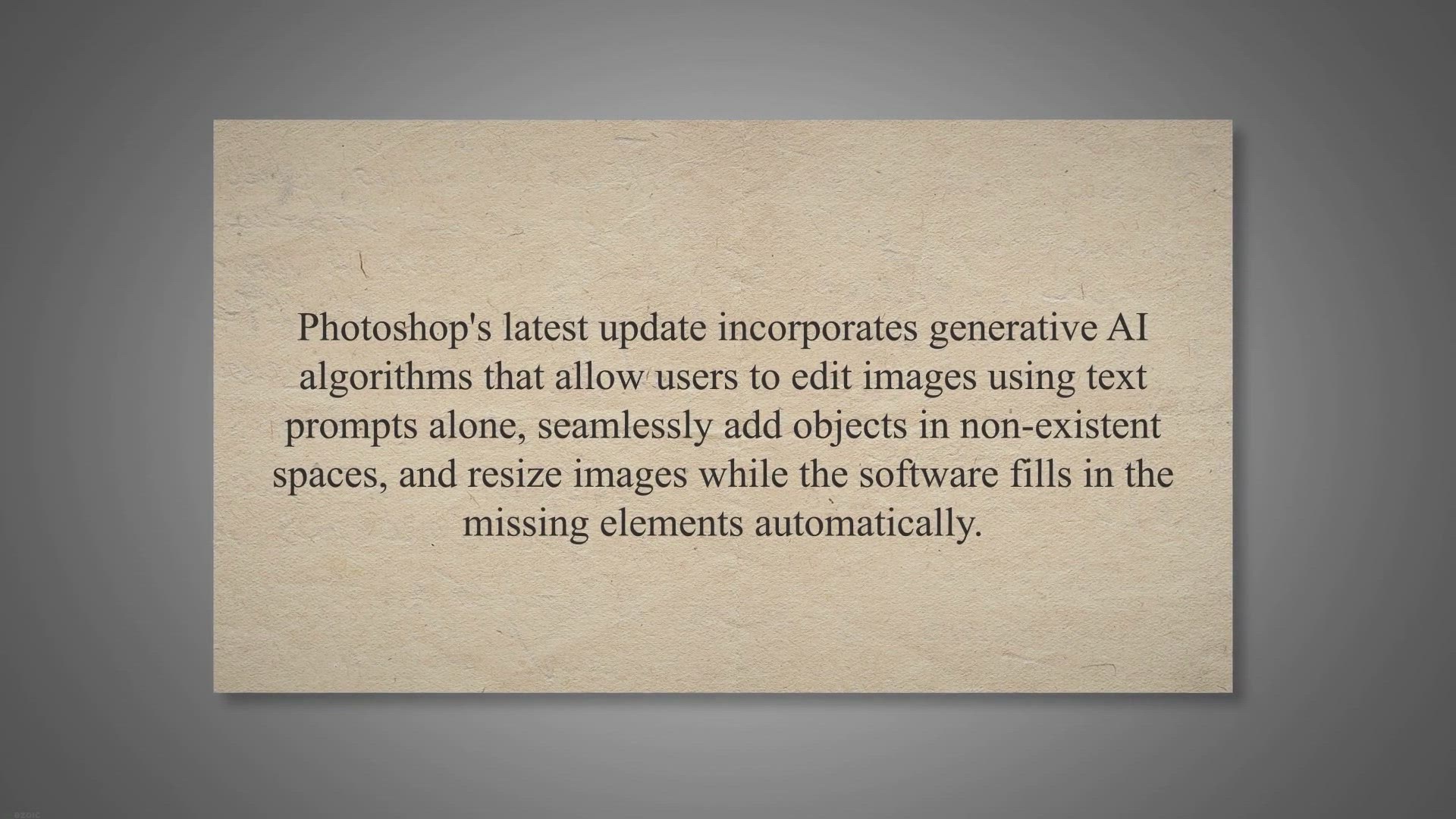 Video thumbnail for Photoshop Ai Update