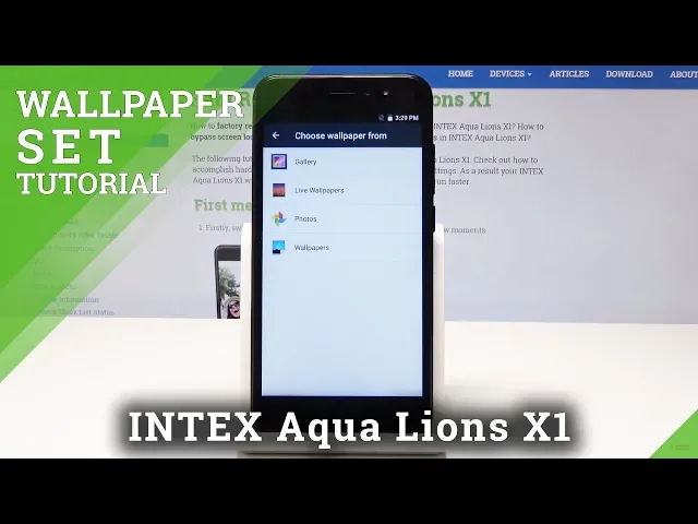 Video thumbnail for How to Change Wallpaper in INTEX Aqua Lions X1 - Desktop Update