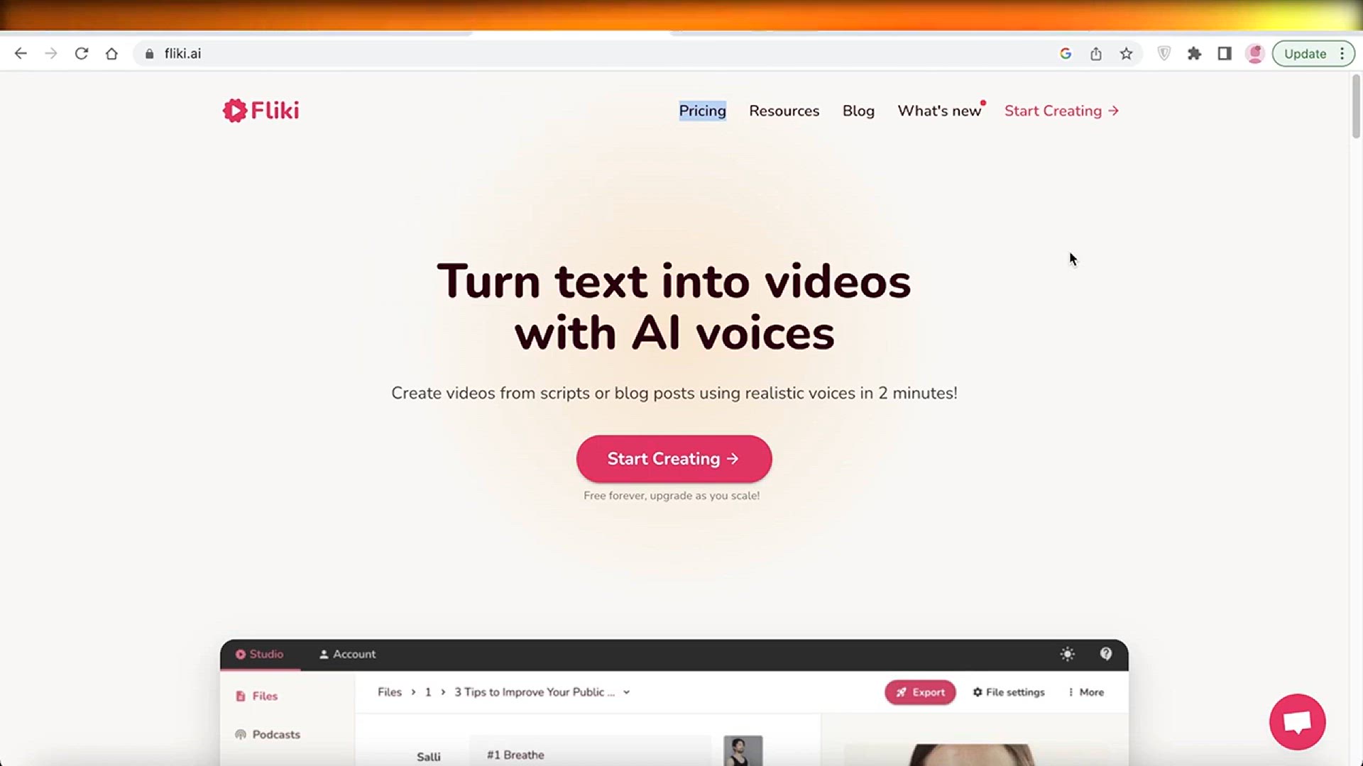 'Video thumbnail for How To Create AI Voiceover With Fliki For YouTube Videos (2024)'