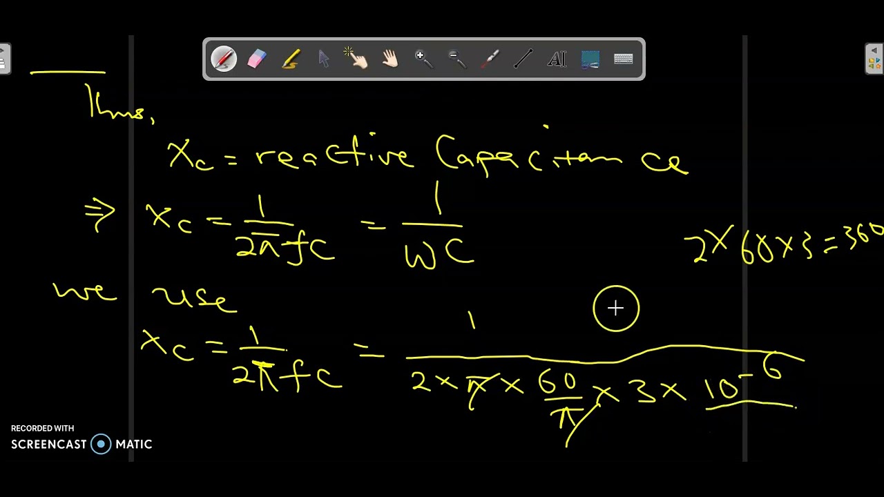 'Video thumbnail for How to Calculate Reactive Capacitance | Understanding Capacitive Reactance'