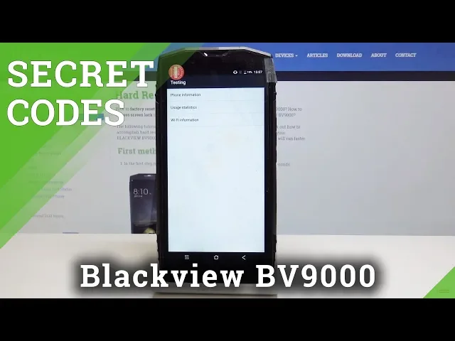 Video thumbnail for Secret Codes for Blackview BV9000 – Enable Hidden Modes / Secret Menu