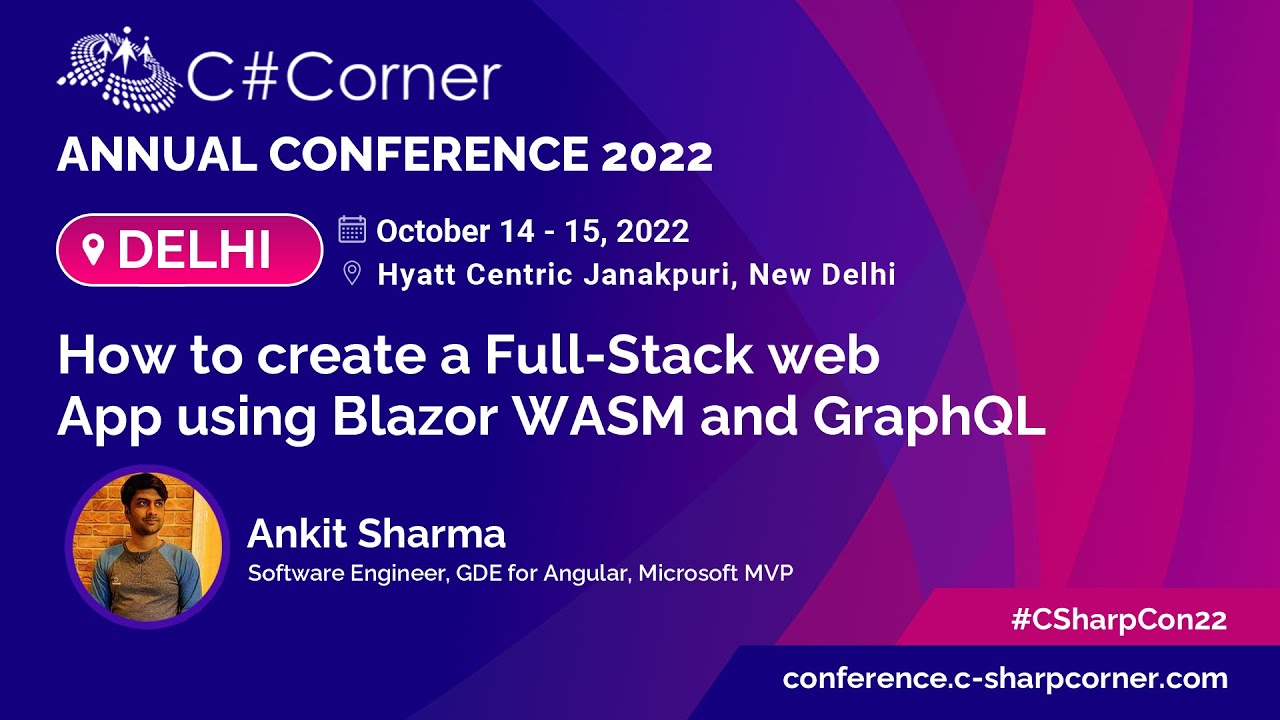 Video thumbnail for How to Create a  Full-Stack Web App Using Blazor WASM and GraphQL by Ankit Sharma