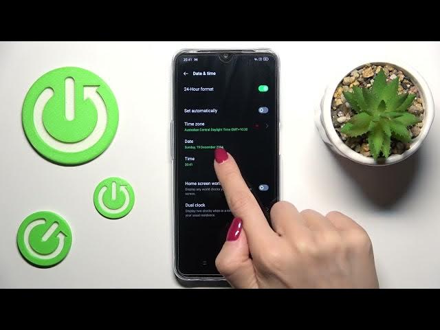 Video thumbnail for How to Change Date & Time on OPPO A54s - Set Up Date and Time