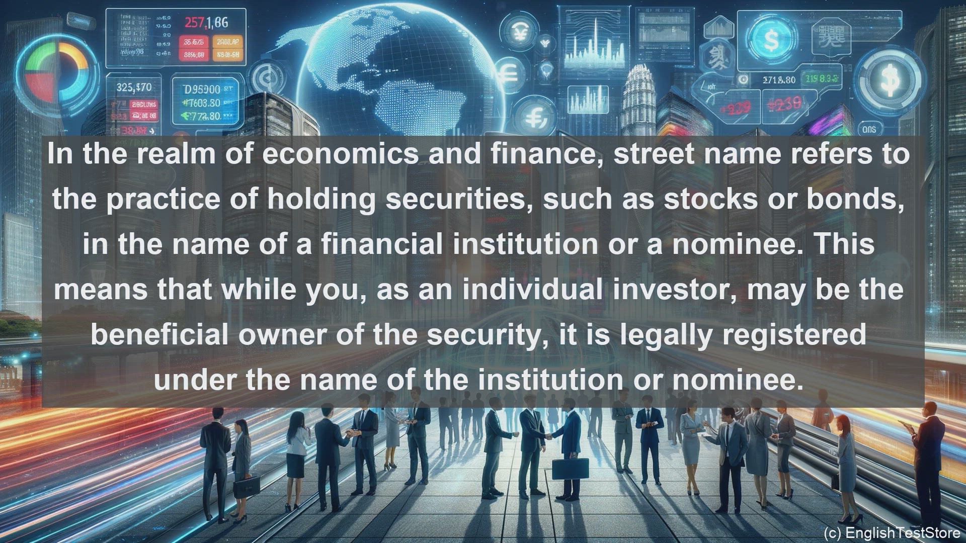 'Video thumbnail for Street name in economics and finance'