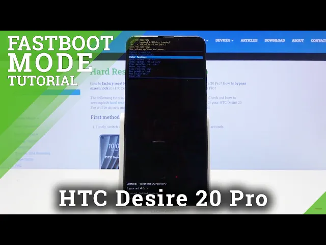 Video thumbnail for How to Get Access into Fastboot Menu in HTC Desire 20 Pro – Open & Quit Fastboot Mode