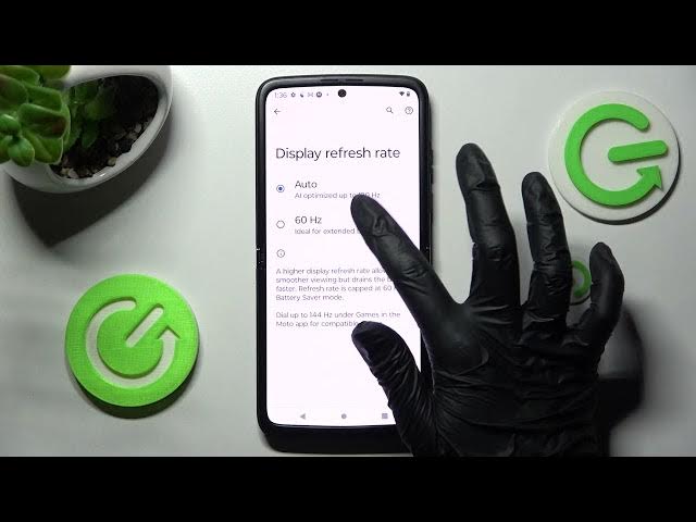 Video thumbnail for MOTOROLA RAZR 2022 - How To Change Display Refresh Rate