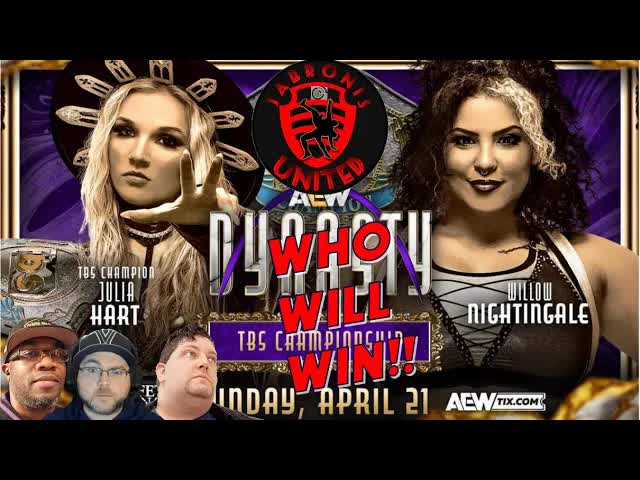 Video thumbnail for AEW DYNASTY TBS Championship Prediction! Hart v Nightingale!