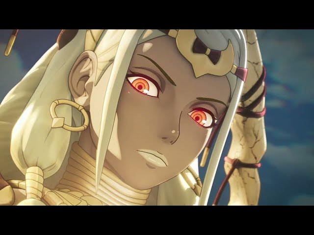 Video thumbnail for Fire Emblem: Fortune's Weave - Part 1 Cai's Path Chapter 3: Queen Theodora Punches Cai Cutscene