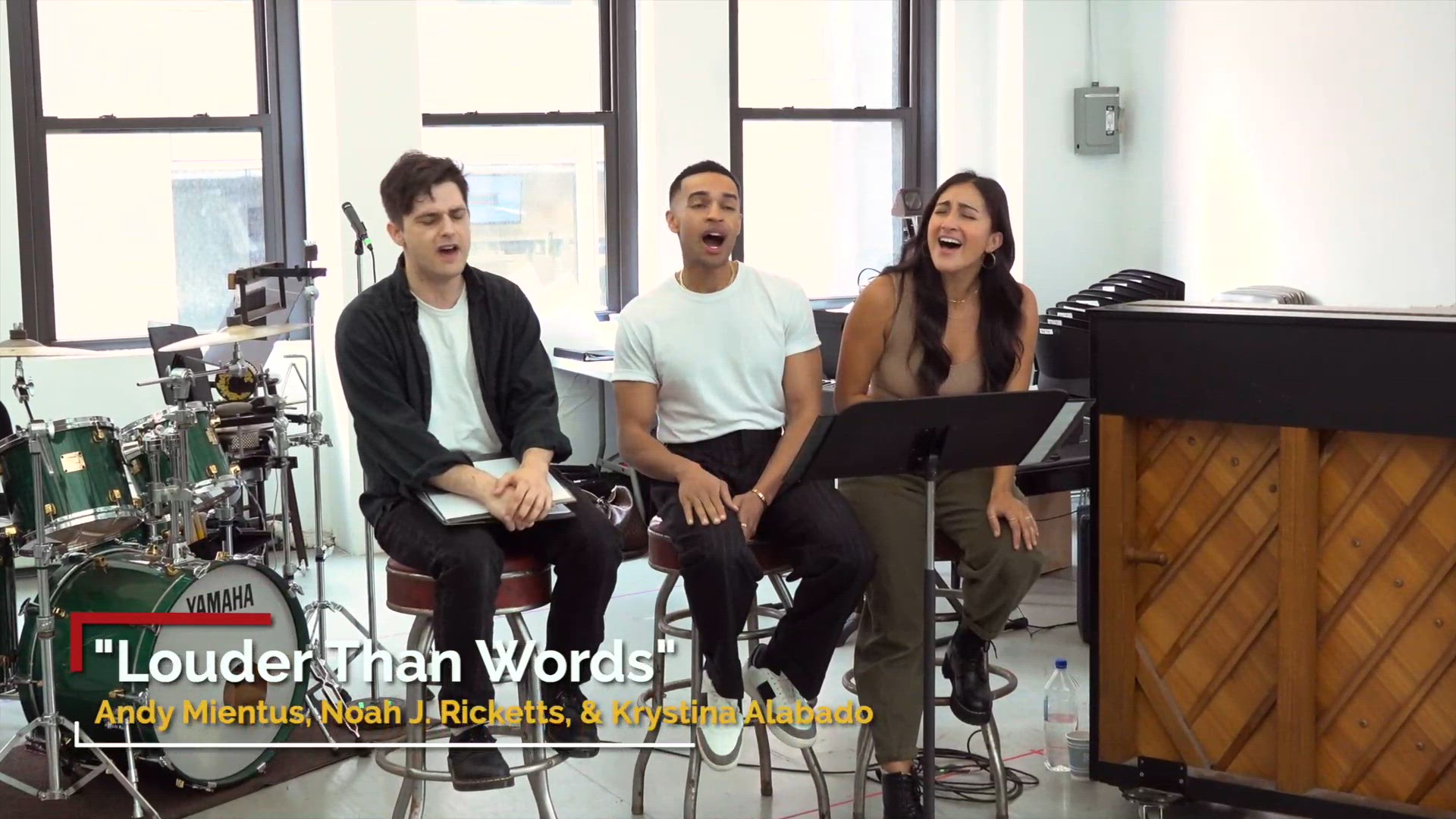 Video thumbnail for Video: Andy Mientus, Krystina Alabado & Noah J. Ricketts Get Ready for TICK, TICK...BOOM! at Bucks County Playhouse