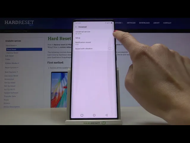 Video thumbnail for How to Change Voicemail Notification Sounds on LG Wing – Voicemail Sounds