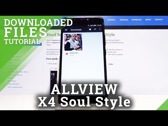 Video thumbnail for How to Find Downloaded Files in ALLVIEW X4 Soul Style – Find Downloading Folder