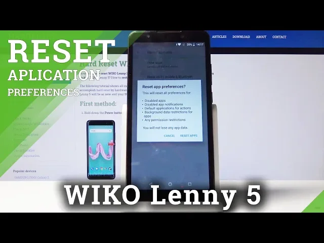 Video thumbnail for How to Reset Apps in WIKO Lenny 5 – Remove App Customization