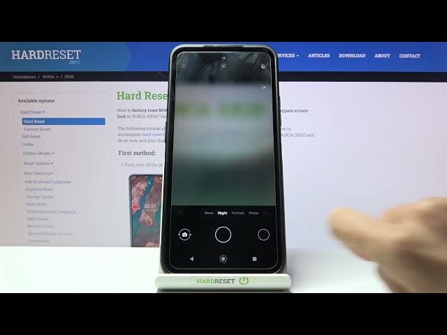 Video thumbnail for How to Change Camera Modes on NOKIA XR20 - Swich Between Modes in Camera