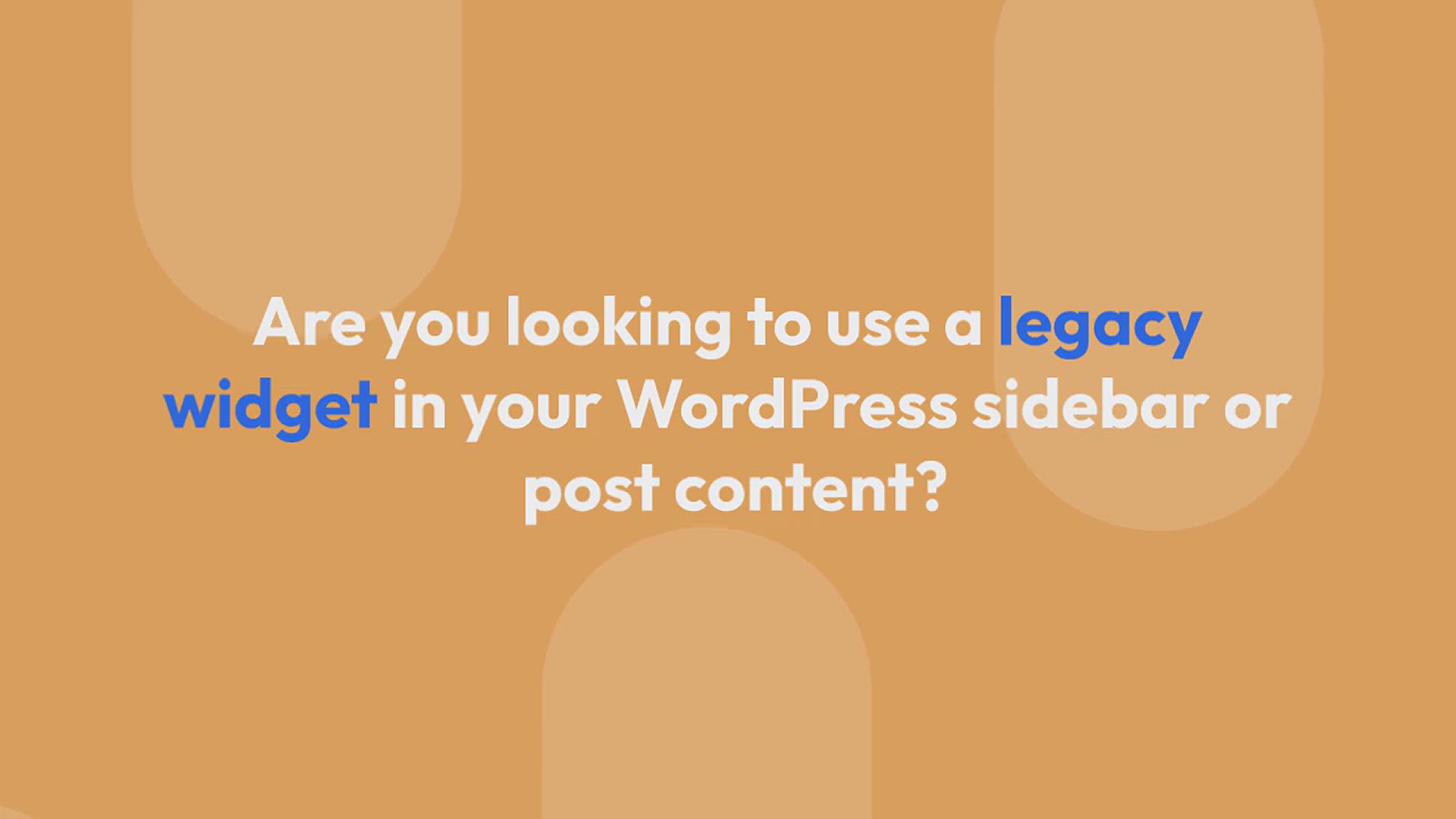 'Video thumbnail for How to Convert a WordPress Widget into a Block (Step by Step)'