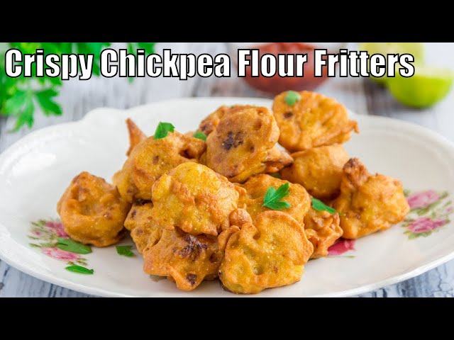 'Video thumbnail for Crispy Chickpea Flour Fritters: Video'