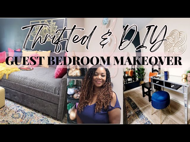 Video thumbnail for Thrifted and DIY Guest Bedroom Makeover | Lani Does It | Budget Guest Bedroom, Thrifted Bedroom