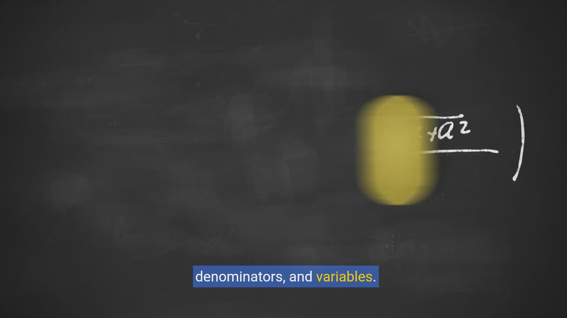'Video thumbnail for Master Simplifying Algebraic Fractions: A Step-by-Step Tutorial'