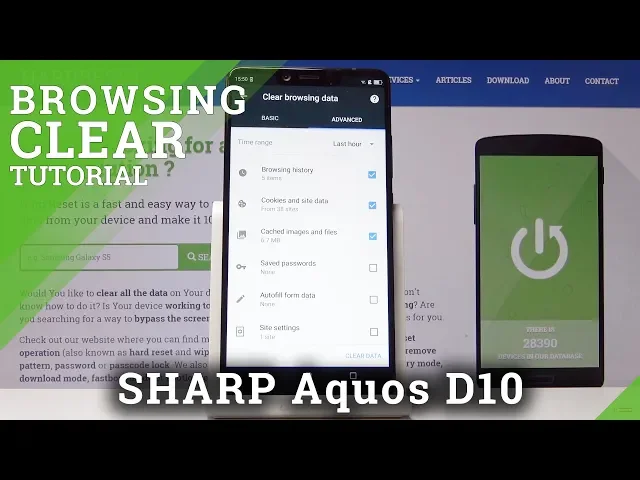 Video thumbnail for How to Clear Browsing Data in Sharp D10 - Delete Browsing History